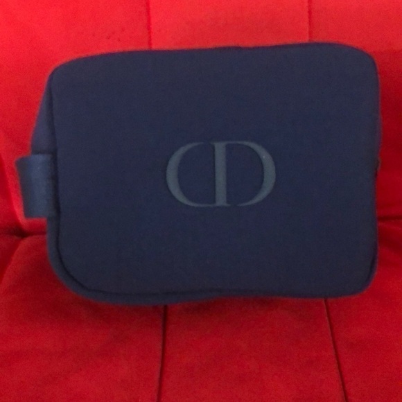 DIOR Men's Toiletry Pouch Navy Blue Authentic Savage - Picture 4 of 15